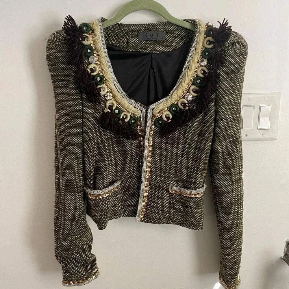 T O V Holy G Inc. | Blazer with gems |‎ Size 42